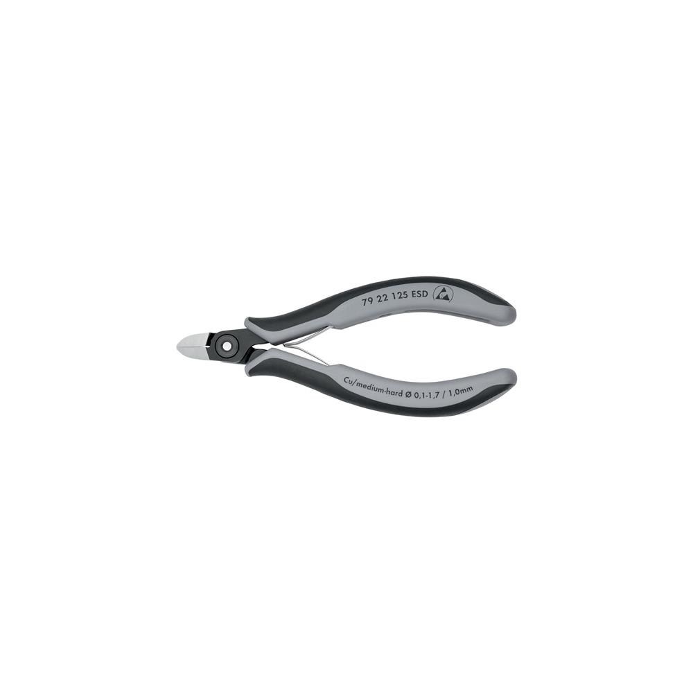 Knipex Präzisions-Elektronik-Seitenschneider Länge 125 mm Form 2 Facette nein poliert