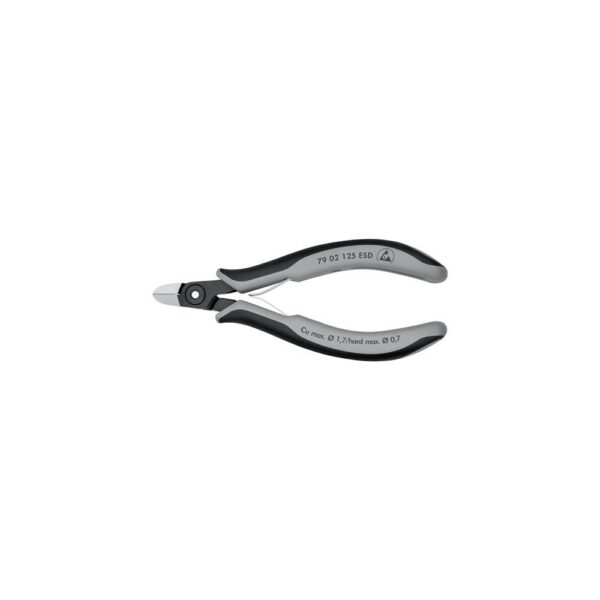 Knipex Präzisions-Elektronik-Seitenschneider Länge 125 mm Form 0 Facette ja, sehr klein poliert