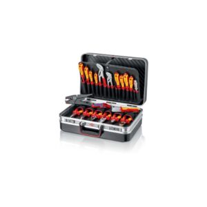 Knipex Werkzeugkoffer 20-teilig Koffer aus ABS-Material Elektroinstallation