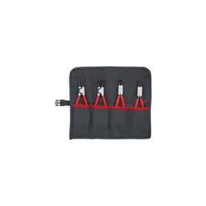 Knipex Sicherungsringzangensatz 4-teilig in Rolltasche 19 - 60 mm