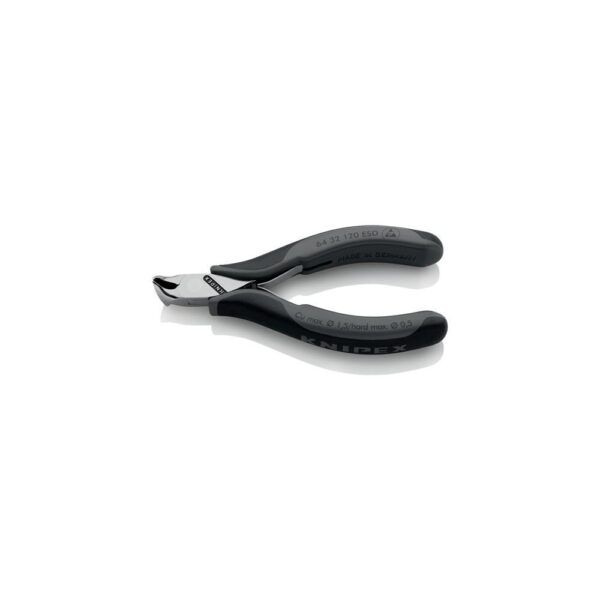 Knipex Elektronik-Vornschneider Länge 120 mm Form 3 Facette ja, kleine spiegelpoliert Mehrkomponenten-Hüllen