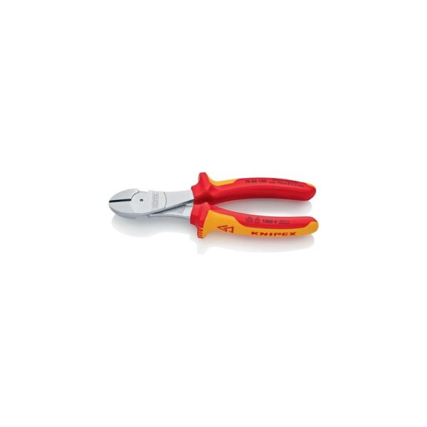 Knipex Kraftseitenschneider VDE Form 0 Mehrkomponenten-Hüllen