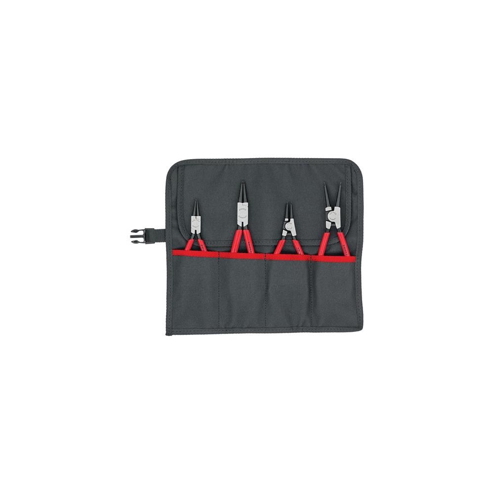 Knipex Sicherungsringzangensatz 4-teilig in Rolltasche 10 - 60 mm