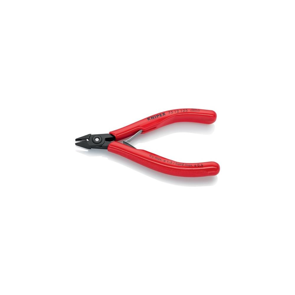 Knipex Elektronik-Seitenschneider Länge 125 mm Form 1 Facette ja – Bild 2