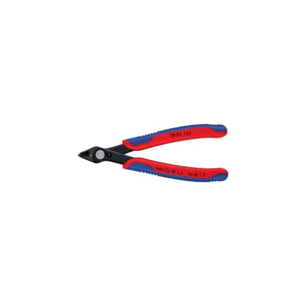 Knipex Elektronik-Seitenschneider Super-Knips® Länge 125 mm Form 8 Facette ja, sehr klein brüniert