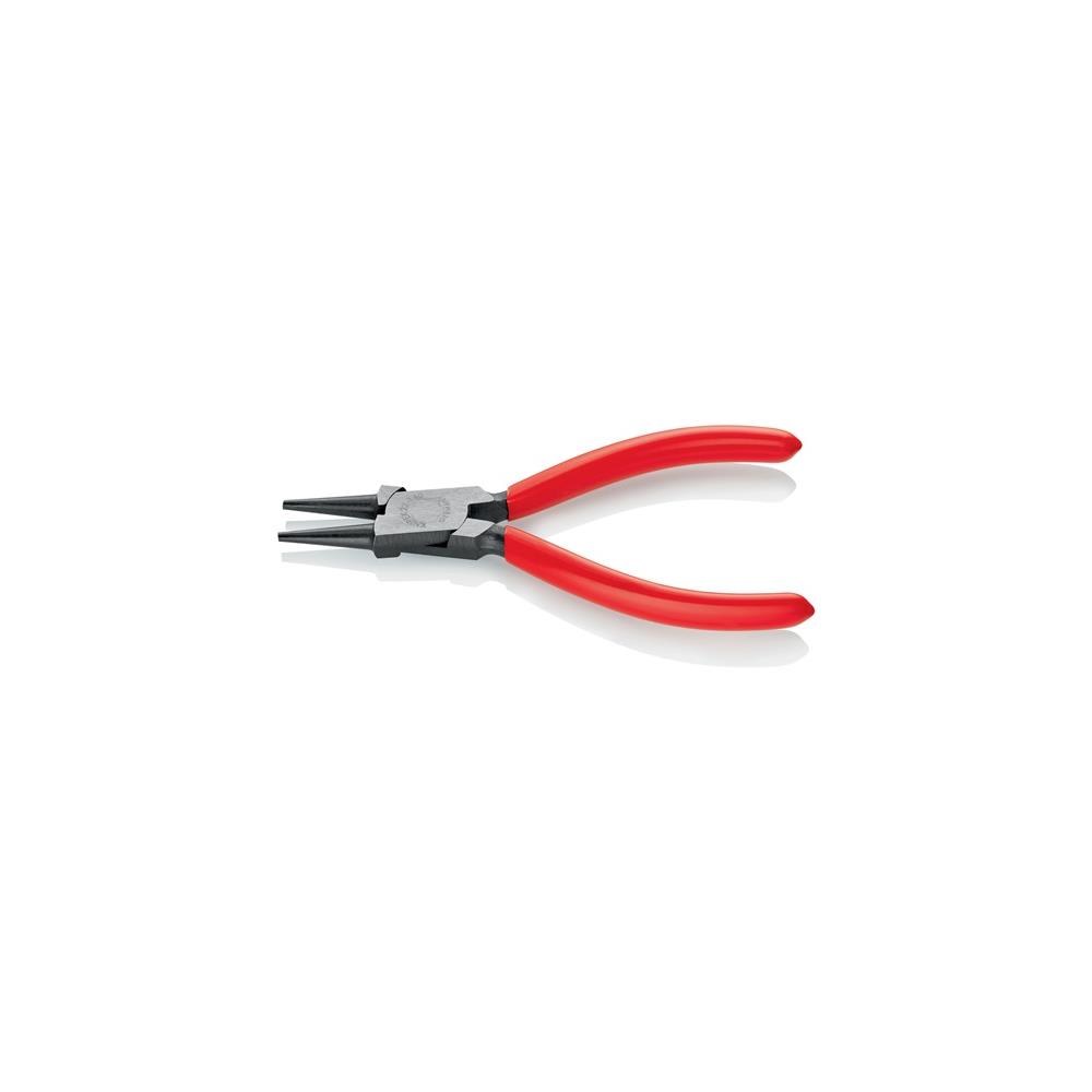 Knipex Rundzange Länge 140 mm Kopf poliert Kunststoffüberzug – Bild 2