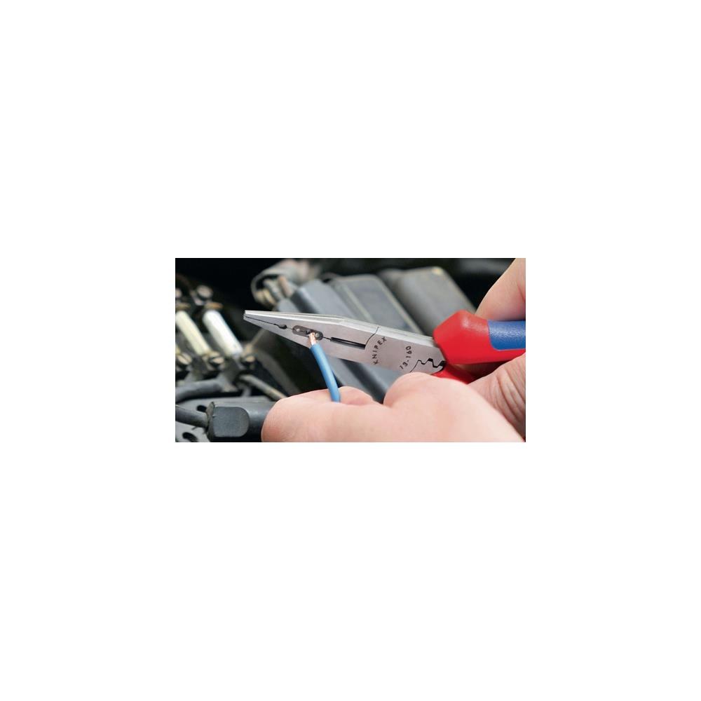 Knipex Verdrahtungszange Länge 160 mm 0,5-0,75 / 1,5 / 2,5 mm² poliert Kunststoffüberzug – Bild 3
