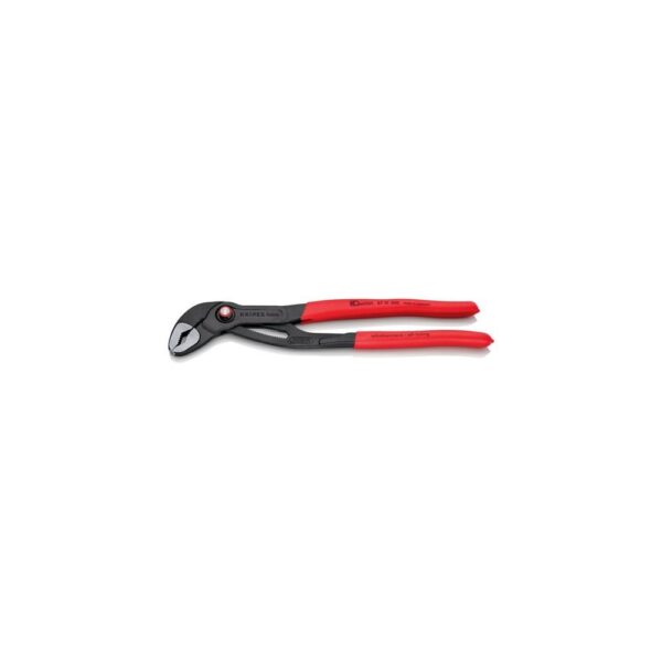 Knipex Wasserpumpenzange Cobra® Länge 300 mm Spannweite 60 mm poliert Kunststoffüberzug Quick Set