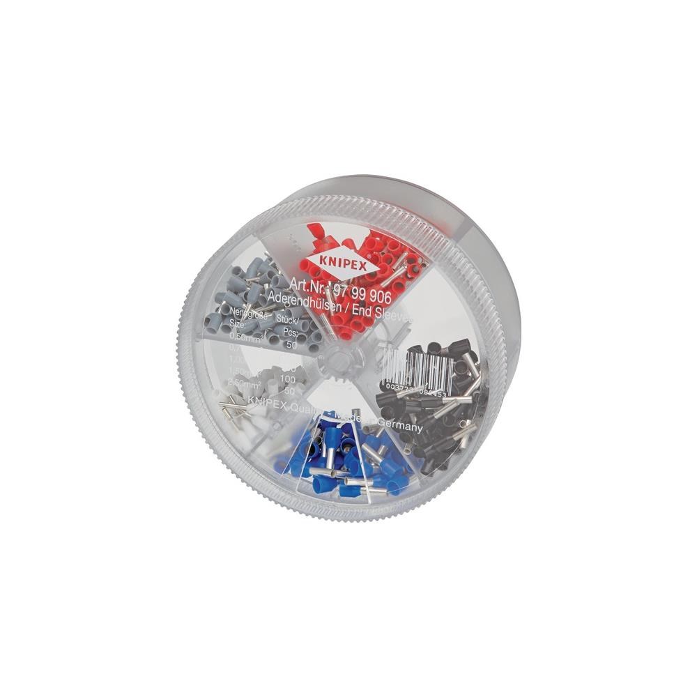 Knipex Sortimentsbox 400-teilig 0,5 - 2,5 mm² Kunststoffbox – Bild 3