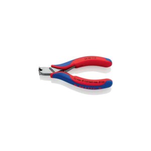 Knipex Elektronik-Vornschneider Länge 115 mm Form 0 Facette ja spiegelpoliert Mehrkomponenten-Hüllen