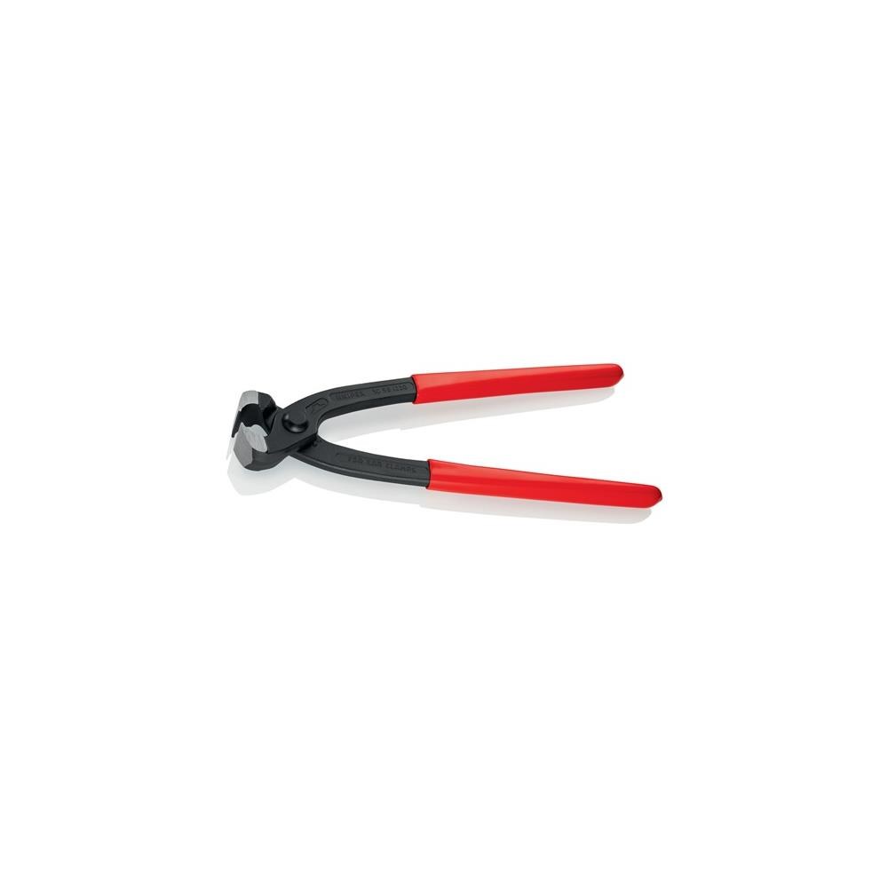 Knipex Ohrklemmenzange Gesamtlänge 220 mm Kopf schwarz atramentiert Kunststoff-Überzug – Bild 2