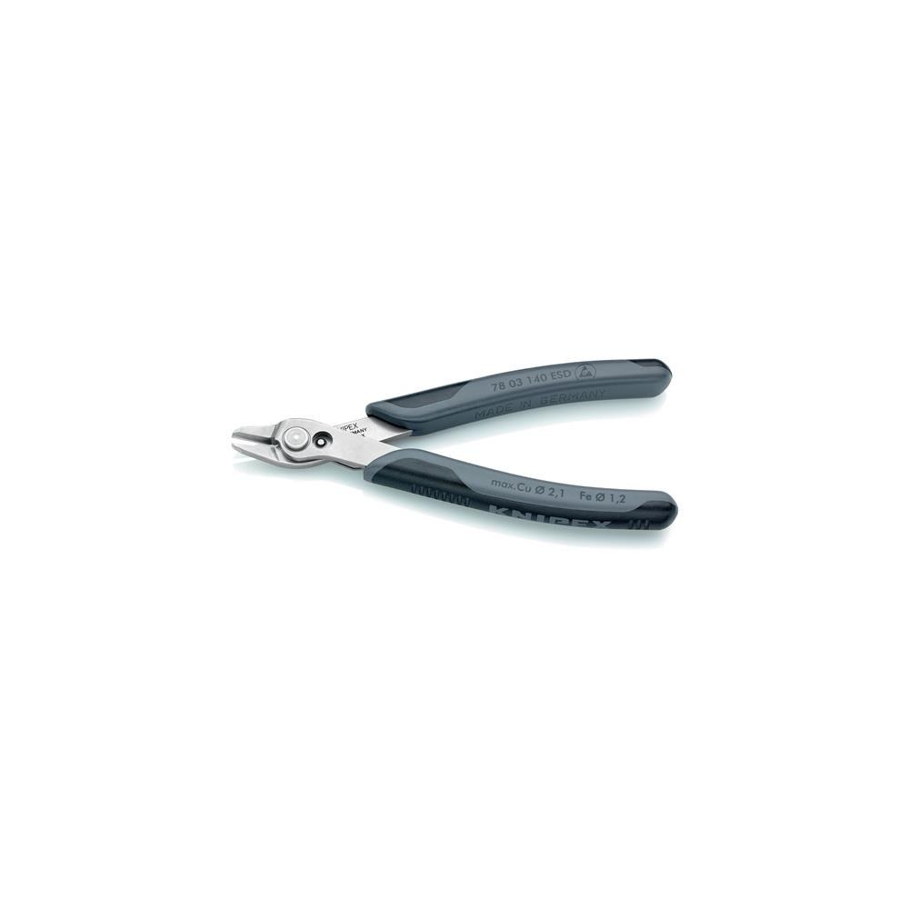 Knipex Elektronik-Seitenschneider Super-Knips® Länge 140 mm Facette nein poliert – Bild 2