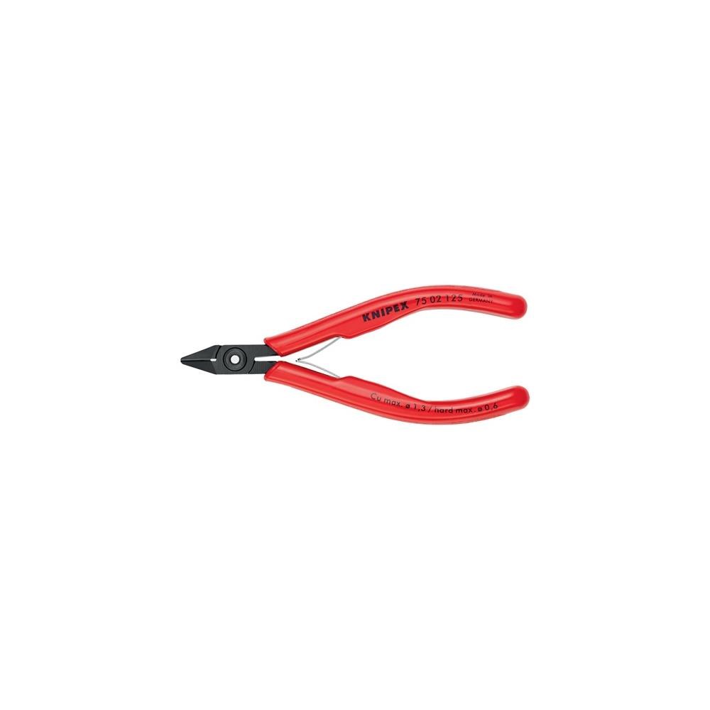 Knipex Elektronik-Seitenschneider Länge 125 mm Form 0 Facette ja