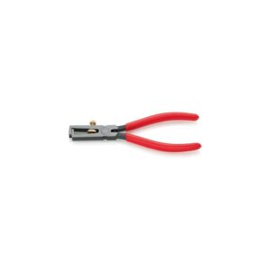 Knipex Abisolierzange Länge 160 mm poliert Kunststoffüberzug mit Öffnungsfeder