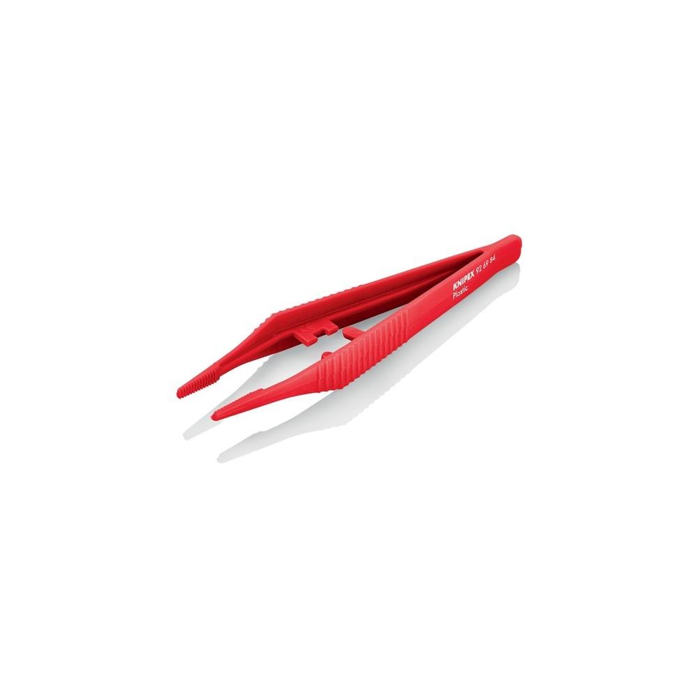 Knipex Kunststoffpinzette Länge 130 mm gerade Spitzenbreite 3,5 mm – Bild 2