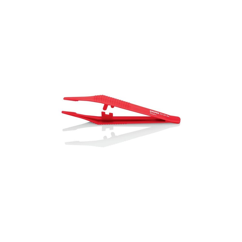 Knipex Kunststoffpinzette Länge 130 mm gerade Spitzenbreite 3,5 mm – Bild 3