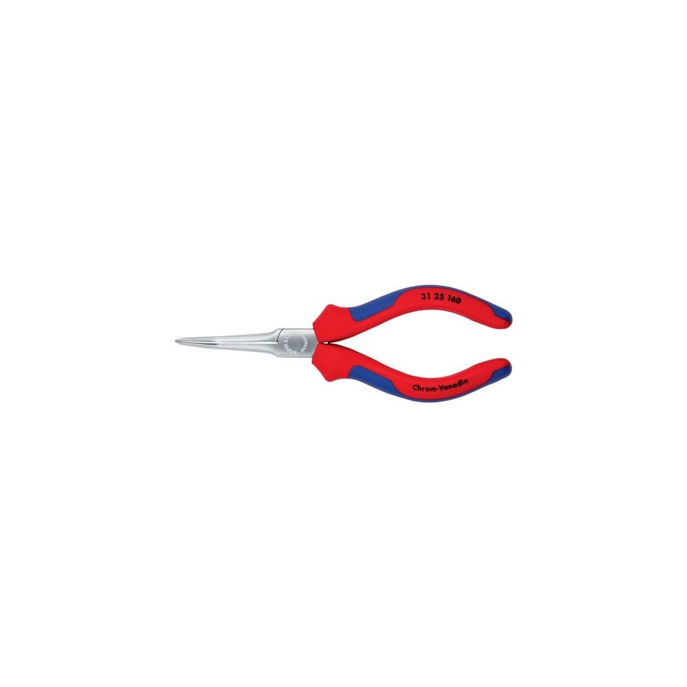 Knipex Nadelzange Länge 160 mm 45° gewinkelt verchromt Mehrkomponenten-Hüllen – Bild 3