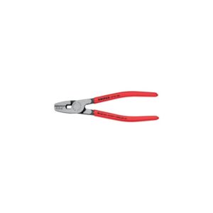 Knipex Aderendhülsenzange Gesamtlänge 180 mm 0,5 - 6,0 (AWG 20 - 10) mm² poliert Kunststoffüberzug