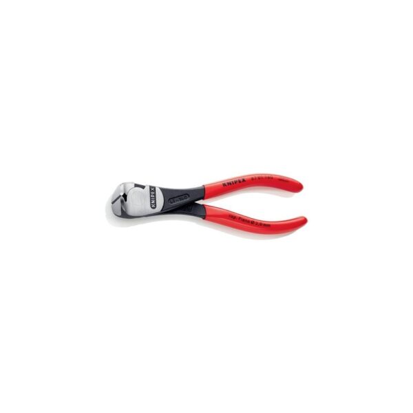 Knipex Kraftvornschneider Gesamtlänge 160 mm Kopf poliert Kunststoffüberzug