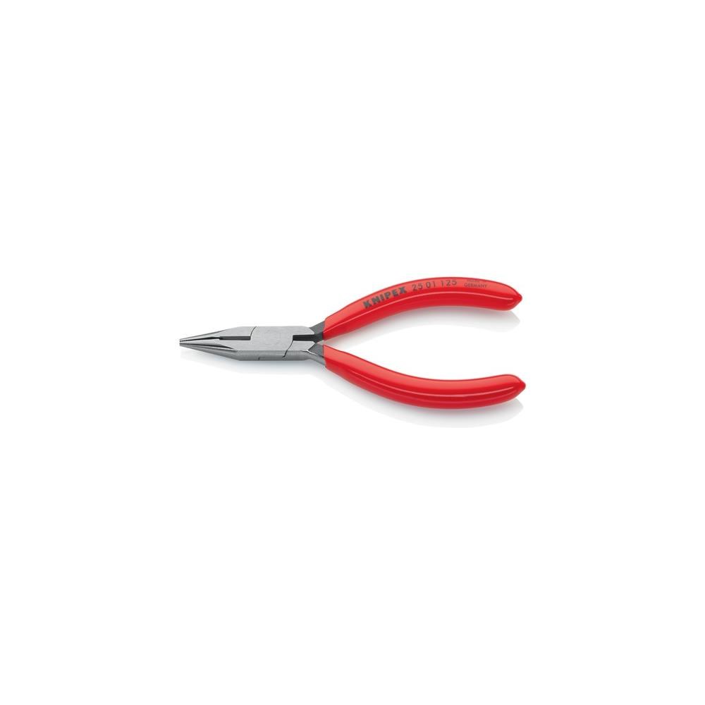 Knipex Flachrundzange flach/rund gerade poliert Kunststoffüberzug