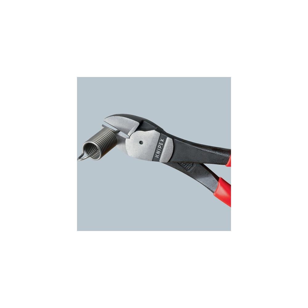Knipex Kraftseitenschneider Länge 160 mm poliert Form 1 Mehrkomponenten-Hüllen – Bild 3
