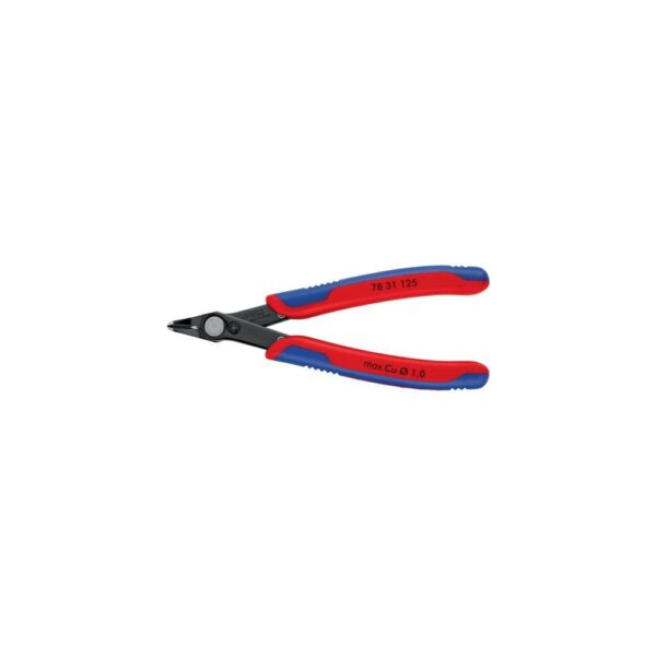 Knipex Elektronik-Seitenschneider Super-Knips® Länge 125 mm Form 3 Facette nein brüniert