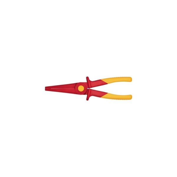 Knipex Flachrundzange Gesamtlänge 220 mm Kunststoff, glasfaserverstärkt mit Weichkunststoff-Zone