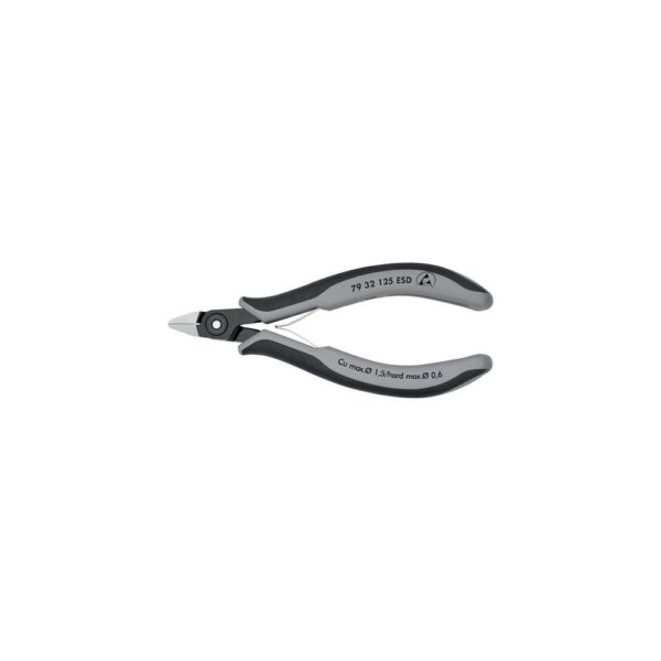 Knipex Präzisions-Elektronik-Seitenschneider Länge 125 mm Form 3 Facette ja, sehr klein poliert