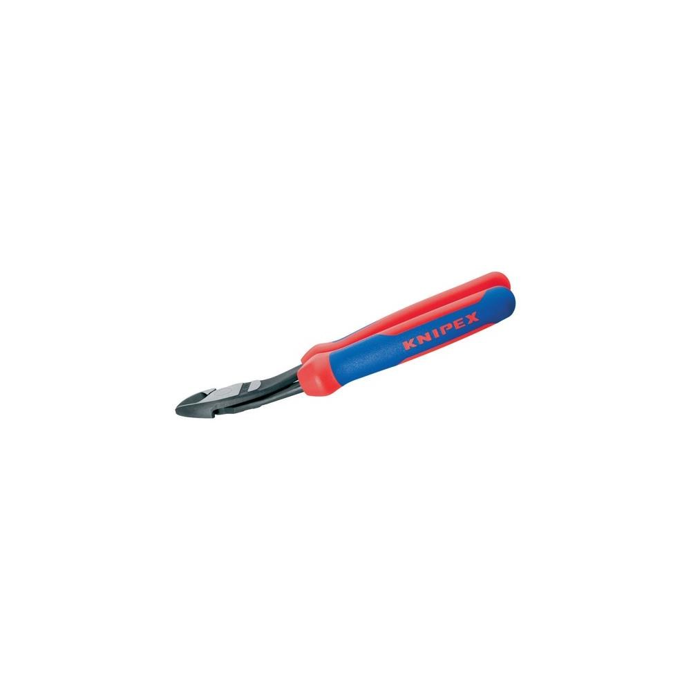 Knipex Kraftseitenschneider Länge 200 mm Form 2 Mehrkomponenten-Hüllen – Bild 2