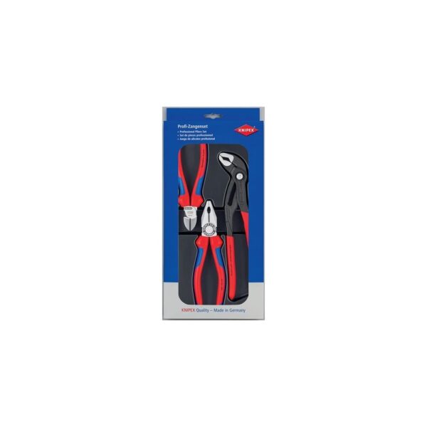 Knipex Zangensatz Bestseller-Paket Inhalt 3-teilig poliert im Tiefziehteil