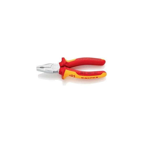Knipex Kombizange verchromt Mehrkomponenten-Hüllen VDE