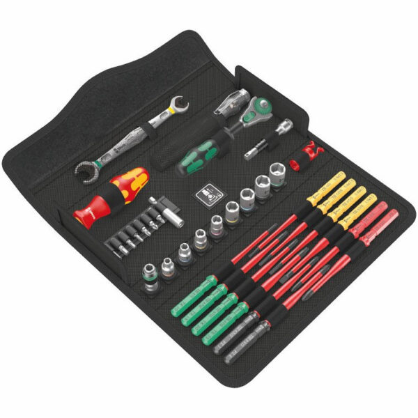 Wera Kraftform Kompakt W1 Wartung, Werkzeug-Set, 35-teilig