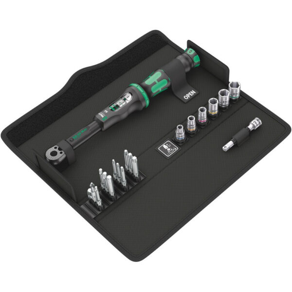 Wera Drehmomentschlüsselset Click-Torque A 6 Set 1 20-teilig 2,5 - 25 Nm 1/4 "