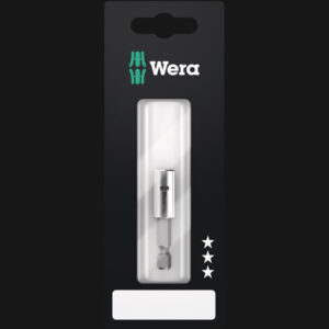 WERA Bithalter 893/4/1 K SB, 1/4 Zoll - 50mm, mit Dauermagnet