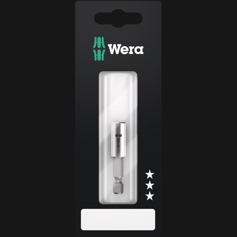 WERA Bithalter 893/4/1 K SB, 1/4 Zoll - 50mm, mit Dauermagnet