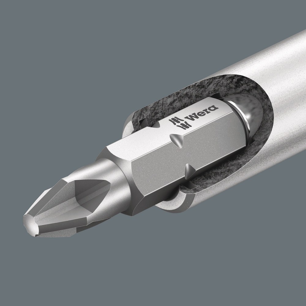 WERA Bithalter 893/4/1 K SB, 1/4 Zoll - 50mm, mit Dauermagnet – Bild 2