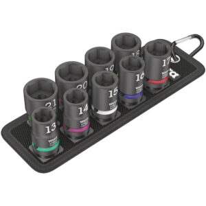 Wera Belt C Impaktor 1 Steckschlüsseleinsatz-Satz. 1/2"-Antrieb, 10-tlg.