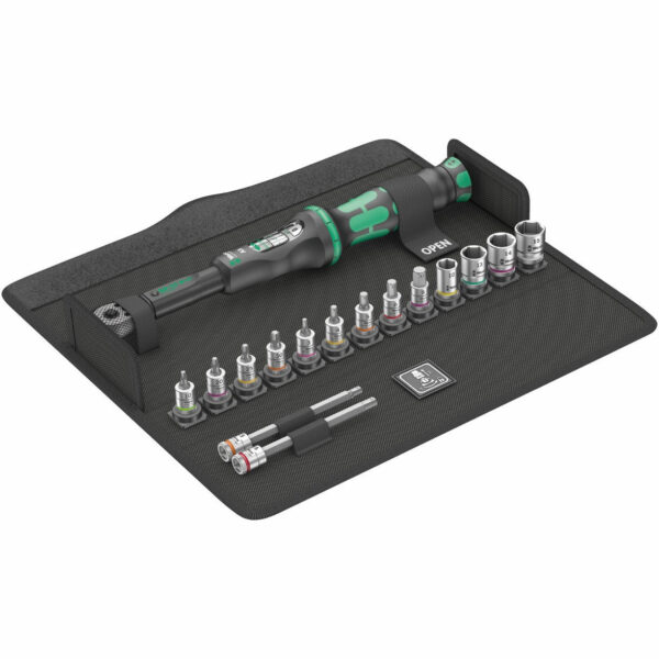 Wera Drehmomentschlüsselset Bicycle Set Torque 1 16-teilig 2,5 - 25 Nm 1/4