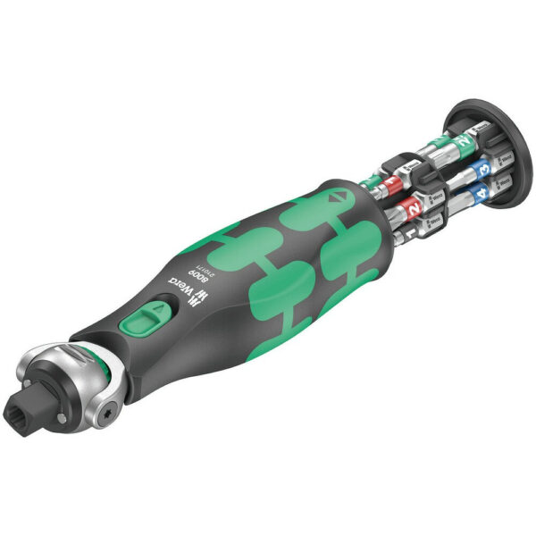 Wera Bit-Schraubendreher 8009 Zyklop Pocket 1, 13 teilig mit 1/4" und 3/8" Aufnahme