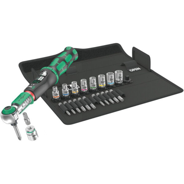 Wera Drehmomentschlüssel-Set Safe-Torque A 2 Set 1, 1/4" Sechskant, 2-12 Nm 23 t