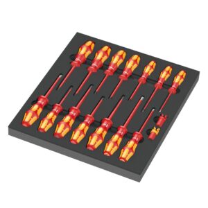 Wera 9711 Schaumstoffeinlage VDE Schraubendreher Set 1