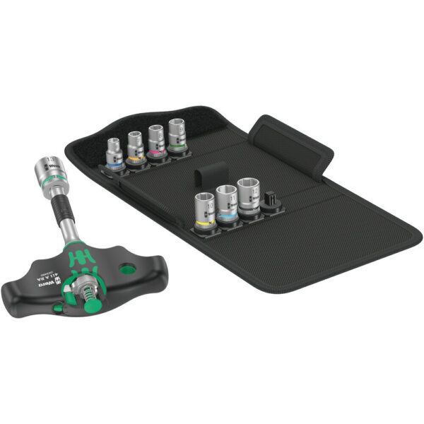 Wera Ratschenschraubendreher Kraftform Kompakt 400 RA Set 2, 9 teilig