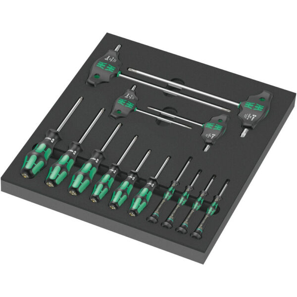Wera 9712 Schaumstoffeinlage TORX® HF Schraubendreher Set 1