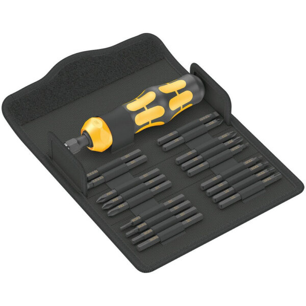 Wera Bit-Schraubendreher 1/4" Kraftform Kompakt 900 Set 1, 19 tlg.