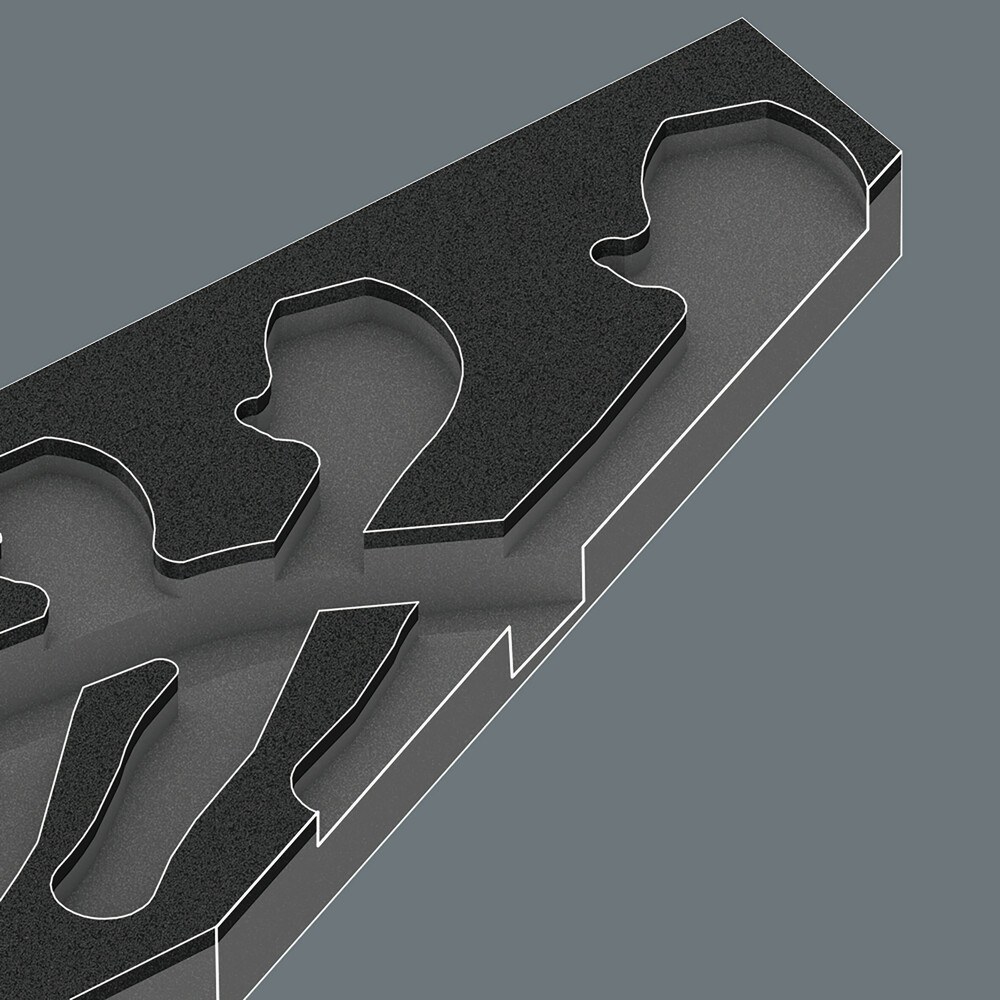 Wera 9732 Schaumstoffeinlage 6004 Joker Set 1 – Bild 2