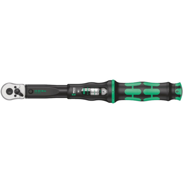 Wera Click-Torque B 1 Drehmomentschlüssel mit Umschaltknarre, 10-50 Nm, 3/8