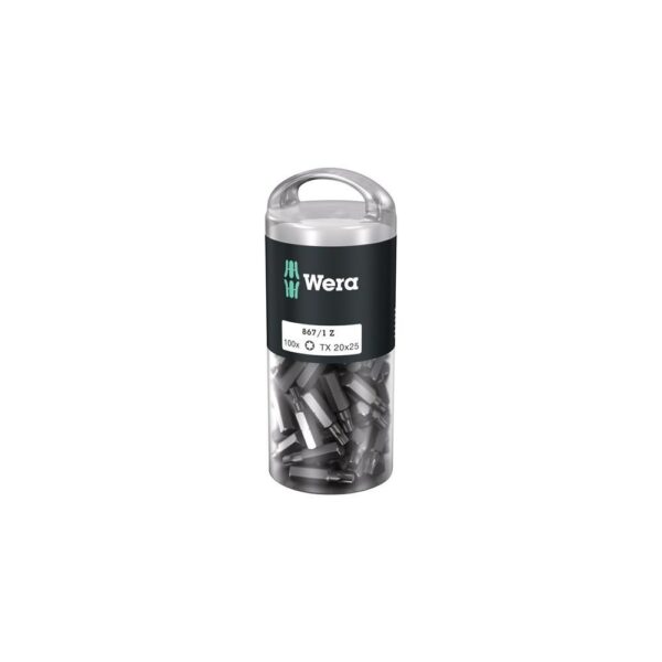 Wera 867/1 TORX DIY 100, TX 15 x 25 mm, 100-teilig