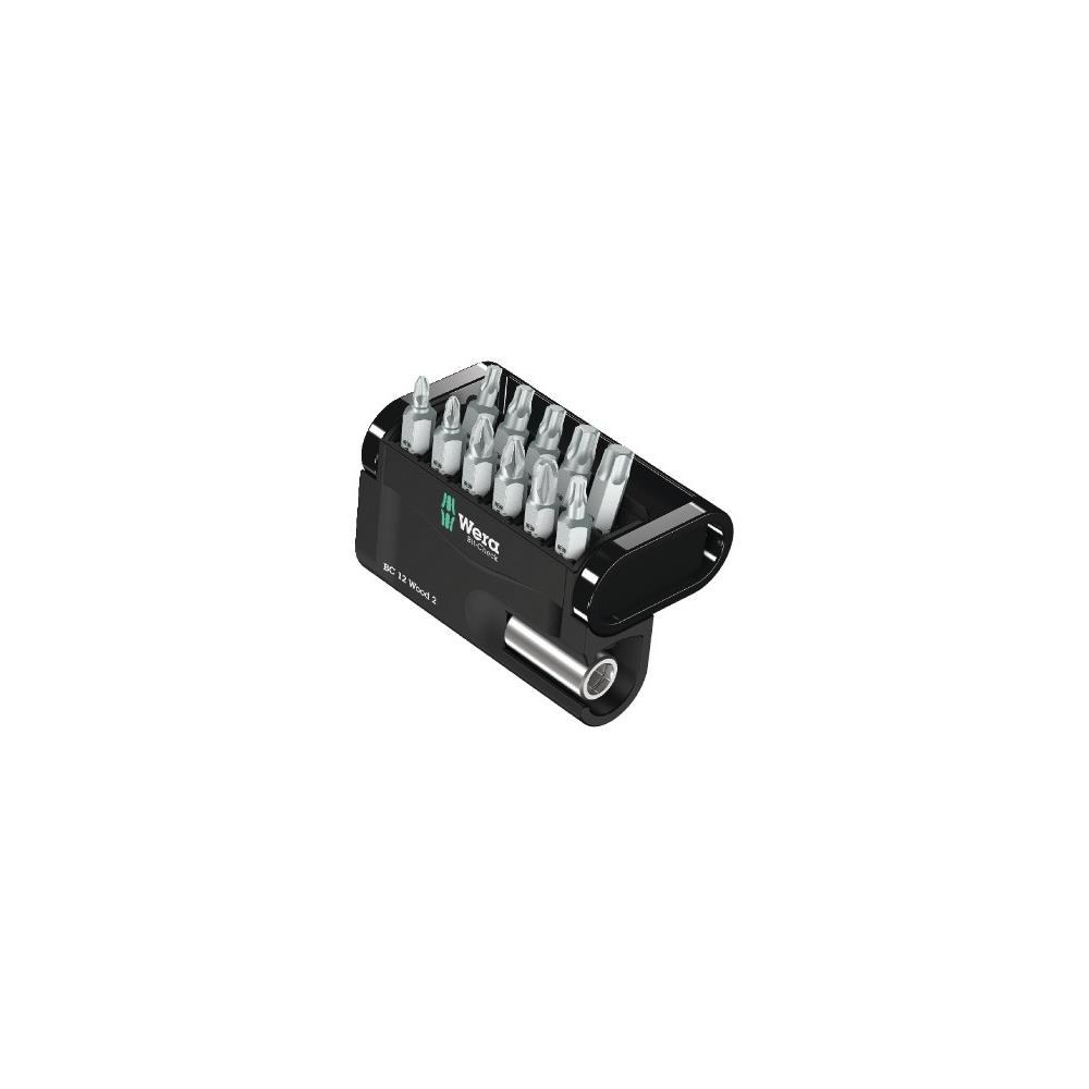 Wera Bit-Check 12 Wood 2, 12-teilig