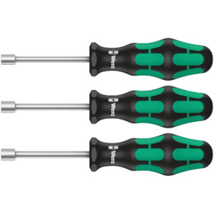 Wera 395 HO/3 Sanitär Steckschlüssel-Schraubendrehersatz, Sanitär, 3-teilig