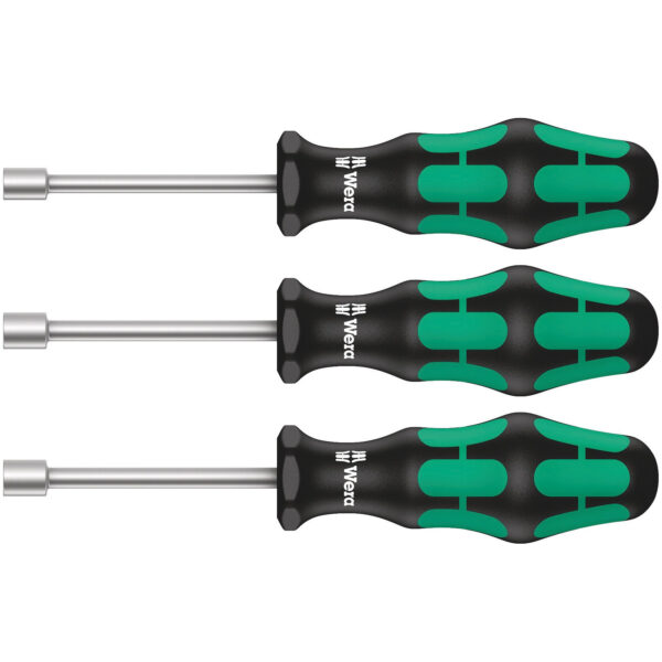 Wera 395 HO/3 Sanitär Steckschlüssel-Schraubendrehersatz, Sanitär, 3-teilig